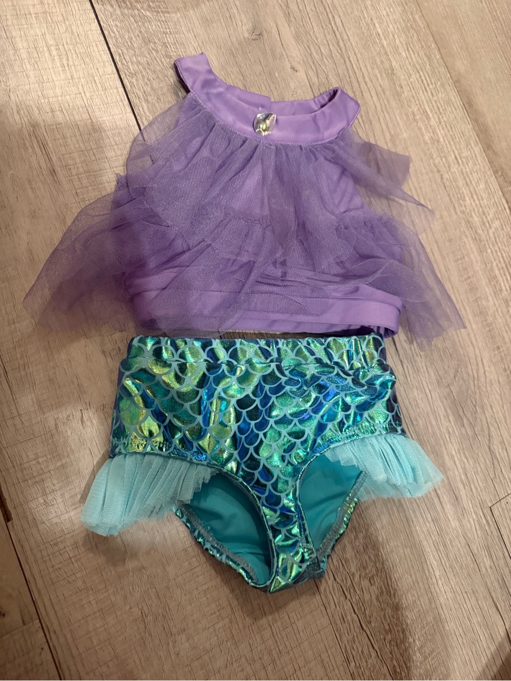 Great Pretenders Mermaid Swimsuit Girls 3t-4t